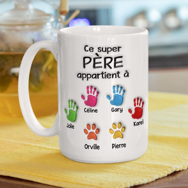 Mug Personnalisé - Ce super PÈRE appartient à Mode – Bild 5