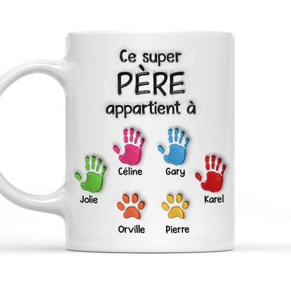 Mug Personnalisé - Ce super PÈRE appartient à Mode