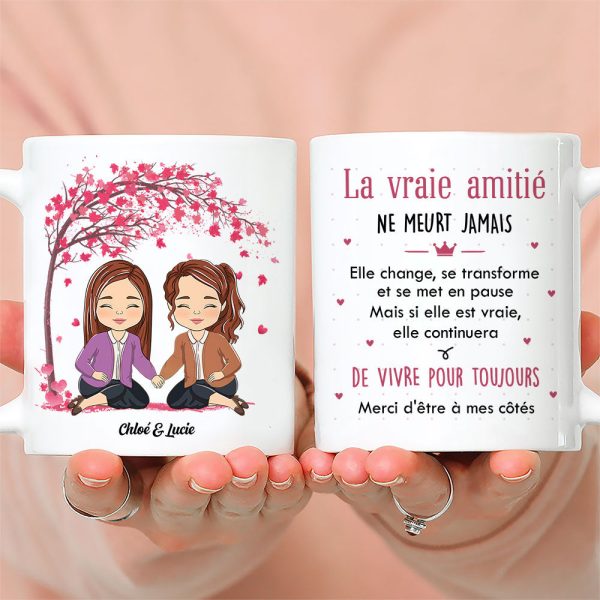 Mug Personnalisé - La Vraie Amitié Ne Meurt Jamais Verkauf – Bild 2